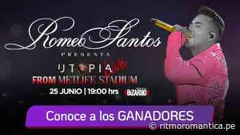 Romeo Santos 'Utopía Tour' ¡Conoce a los ganadores de las entradas para el concierto! | Concursos | Radio Ritmo Romántica | Radio Ritmo Romántica - Radio Ritmo Romántica
