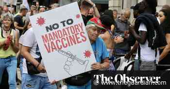Vaccine hesitancy wanes despite thousands joining ‘Freedom March’ - The Guardian