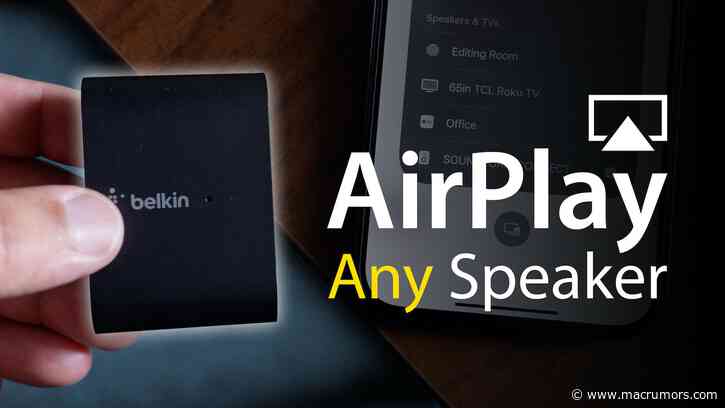 Video: Belkin's Soundform Connect Adds AirPlay 2 to Your Existing Speakers