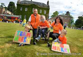 WATCH: Four-year-old Harry Ritchie-Mackenzie walks 500 metres for charity - Inverness Courier