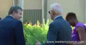 Is Anybody Home? Watch a Very Confused-Looking Biden Be Herded Away by Handlers