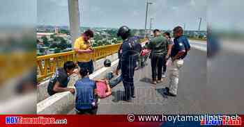 Salvan Policías Estatales a suicida en el Puente Tampico - Hoy Tamaulipas