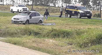 Mulher morre após capotamento na BR-101, em Imbituba - Sul. Agora