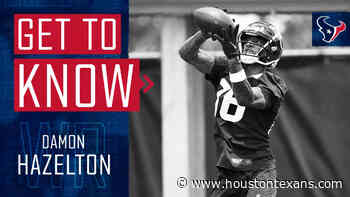 Get to know Houston Texans wide receiver Damon Hazelton, signed as a college free agent on May 14, 2021. - HoustonTexans.com
