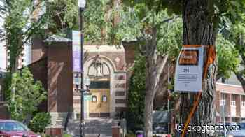 Graffiti on Saskatoon cathedral after unmarked graves found - CKPGToday.ca