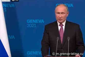 Putin calificó de productiva la reunión con Biden en Ginebra - Prensa Latina