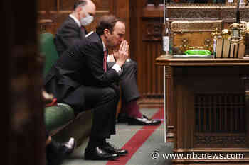U.K. health minister resigns after breaking Covid rules by kissing aide