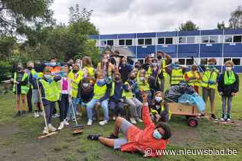 Leerlingen De Beuk vinden heel wat zwerfvuil (Aalter) - Het Nieuwsblad