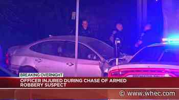 RPD: Officer injured during chase of armed robbery suspect
