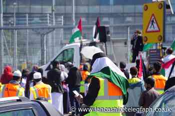 Rally organisers defend comments calling to eradicate ‘the terrorist apartheid state of Israel’