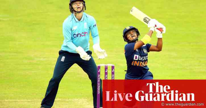 England chasing 202 to beat India: first women’s ODI – live!