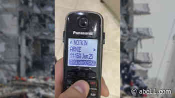 Family reports receiving 16 calls from missing grandparents' landline in collapsed Florida condo