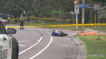 Motorcyclist dead after crashing into pole in Scarborough - CTV Toronto
