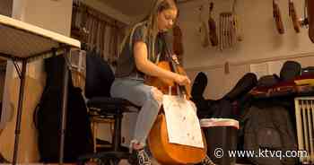 Billings student's love of music, woodworking results in new cello for Arts without Boundaries - KTVQ Billings News