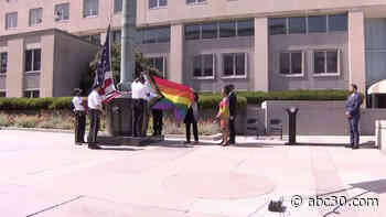 'Progress' flag flies at State Department for 1st time to mark Pride Month