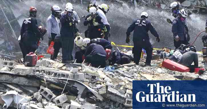Miami condo collapse: death toll rises to nine as crews search pile for survivors