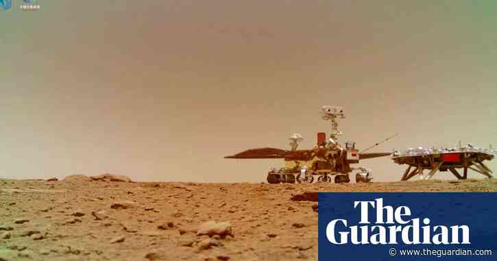 China releases footage from its Mars rover – video