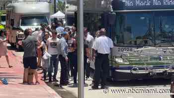 ‘Deeply Emotional': Family Members of Surfside Victims Visit Site of Collapse