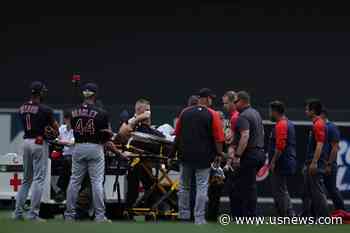 Indians OF Naylor Injured in Scary Collision, Twins Win 8-2