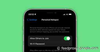Hotspot connections will be safer in iOS 15 thanks to WPA3 security protocol