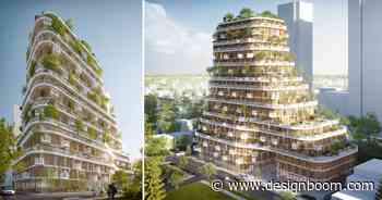 bamboo columns clad 'vancouver forest' residential development in canada - Designboom
