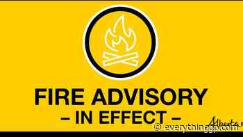 Fire advisory in place for Grande Prairie Forest Area, fire danger rated very high - EverythingGP