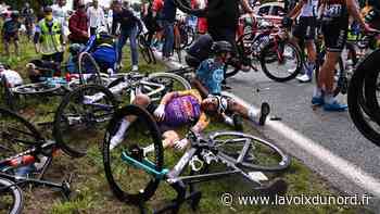 Tour de France : après l'orage à Nice, le jeu de quilles en Bretagne - La Voix du Nord