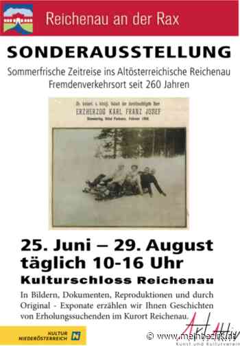 25. Juni - 29. August: Auf der Spur der Habsburger in Reichenau - Neunkirchen - meinbezirk.at