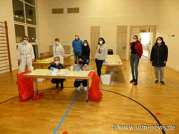Kommunales Testzentrum in der Langenauer Stadthalle schließt