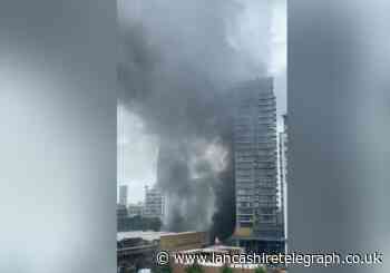 London fire: Huge blaze breaks out filling sky with smoke