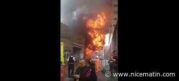 Incendie spectaculaire dans le centre de Londres, une centaine de pompiers mobilisée