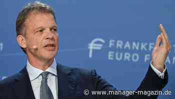 Deutsche Bank: Christian Sewing warnt vor zu viel Regulierung in Europa