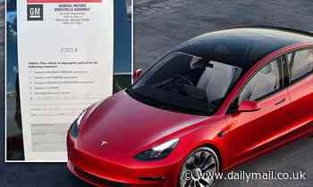 Tesla driver receives ticket for parking in 'domestic cars only' spot at Missouri GM factory 