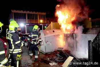 Chemnitz: Schon wieder brennen Müll- und Altkleidercontainer - TAG24
