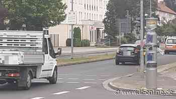 Straßenverkehr in Spree-Neiße: Wilde Spekulationen um eine Blitzer-Säule in Guben - Lausitzer Rundschau