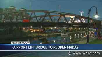 Fairport Lift Bridge to reopen Friday