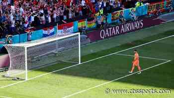 Spain own goal vs. Croatia: Goalkeeper Unai Simon commits farcical mistake to hand Croatia opening goal