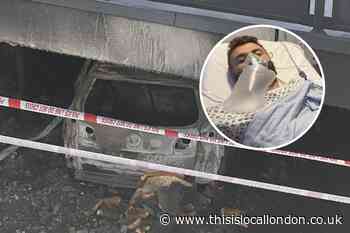 Man who helped save woman from south London fire