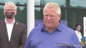 'We need to open things up,' Ford visits Simcoe Muskoka days before Step 2 reopening