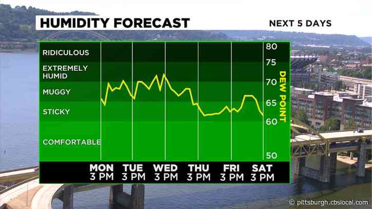 Pittsburgh Weather: Temps Hit 90s, Humidity Expected To Stick Around