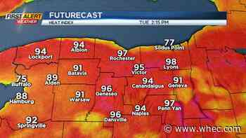 First Alert Weather: Heat Advisories extended into Tuesday