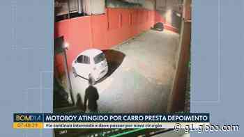 Motoboy atingido por carro presta depoimento e relembra batida, em Curitiba: 'Pensei em meu filho' - G1