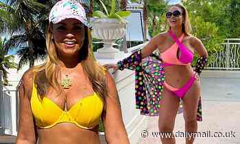 RHOP star Gizelle Bryant shows off 12lb weight loss as she models stylish swimwear