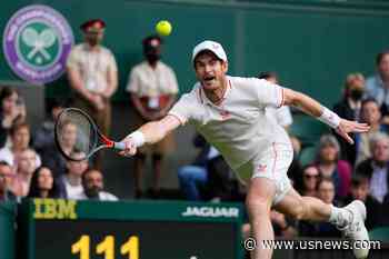 The Latest: Andy Murray Wins Seesaw Match at Wimbledon
