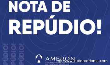 Nota de repúdio da Ameron: Ameaças à juíza Karina Miguel Sobral - Tudo Rondônia