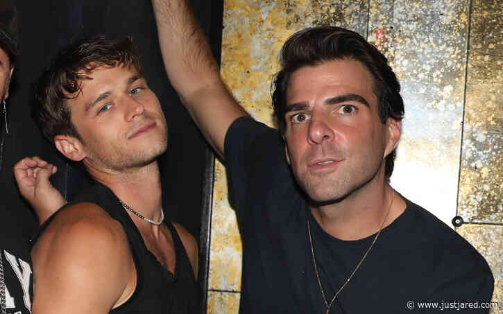 Zachary Quinto & Brandon Flynn Enjoy a Fun Night Out at NYC Pride Weekend Party!