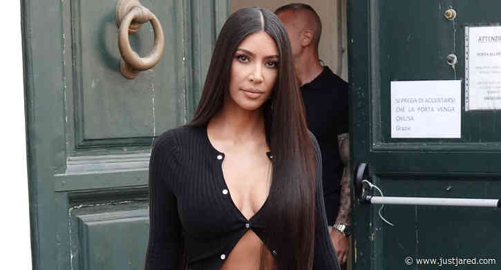 Kim Kardashian Spotted Again During Her Trip to Rome - See the New Photos!