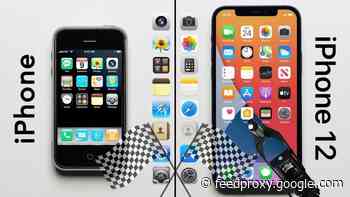 Speed Test: iPhone 1 vs iPhone 12 (Video)