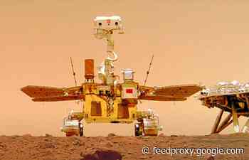 Mars rover pictures and audio captured by Zhurong