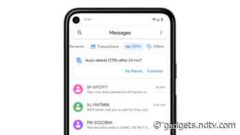 Google Messages SMS App Gets Auto Deletion of OTPs, Categories Feature in India